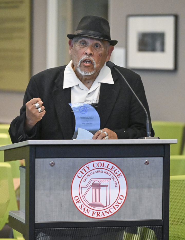 Board of Trustees Honors Juan Gonzales for Receiving SPJ Award