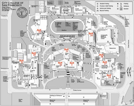 There are currently six major hot spots available on Ocean Campus. Locations include Rosenburg Library, Smith Hall, Science Hall, Batmale Hall, Student Union, and the 200 series bungalows. Service is also available on Evans, Downtown, and Mission Southeast campuses.