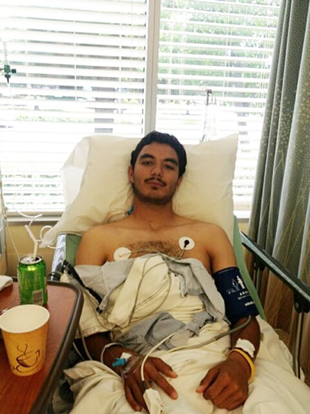 Rams goalkeeper Martin De La Torre has recovered from two injuries to the meniscus of his right knee. Photo courtesy of Martin De La Torre