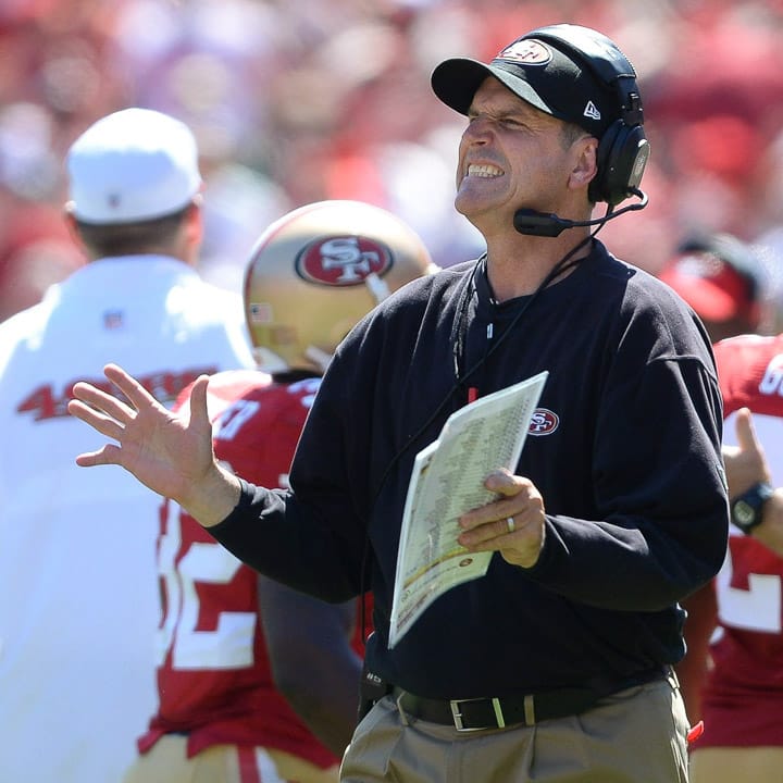 San Francisco 49ers coach Jim Harbaugh. Photo courtesy of MCT campus