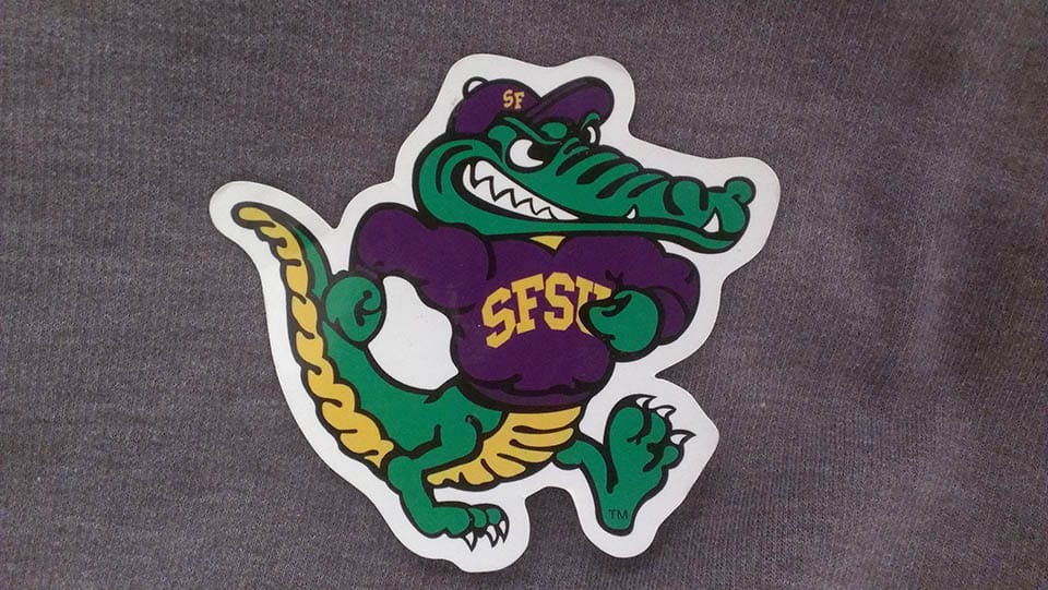 San Francisco State University's Gator mascot