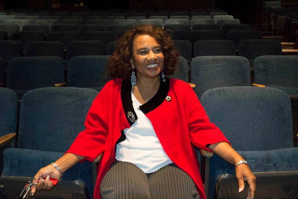 Theater Arts Department Chair Gloria Weinstock had her last directorial appearance directing "Clybourne Park" at the Diego Rivera Theater on Nov. 23. (Photo by Niko Plagakis)