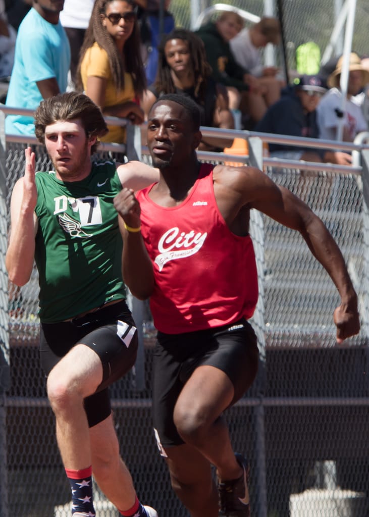 Rams’s Track and Field, Maurice Compton Invitational Oakland, Sat., Apr. 10. Photo by Peter Wong 