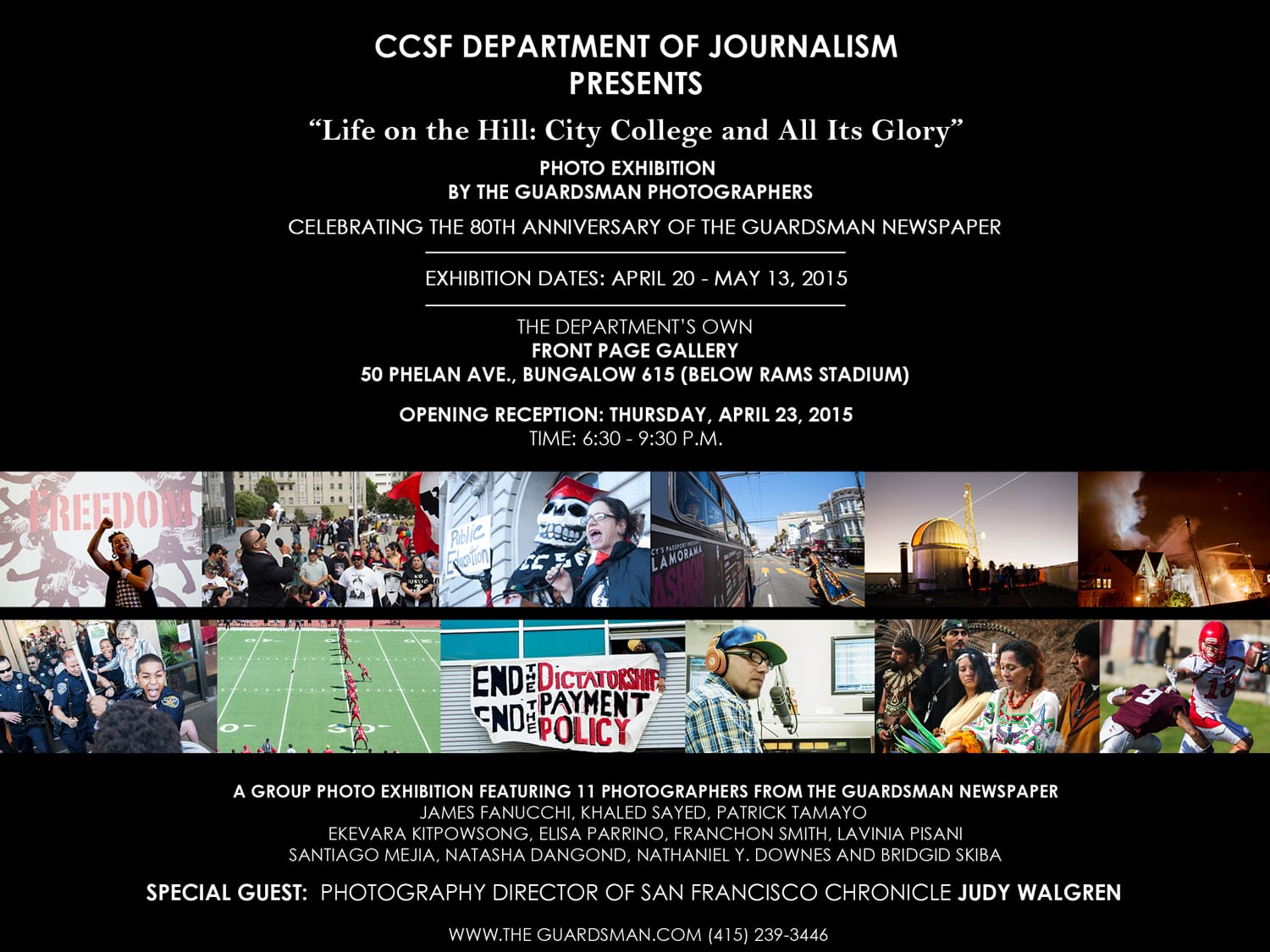 The Guardsman Photo Exhibit Invitation