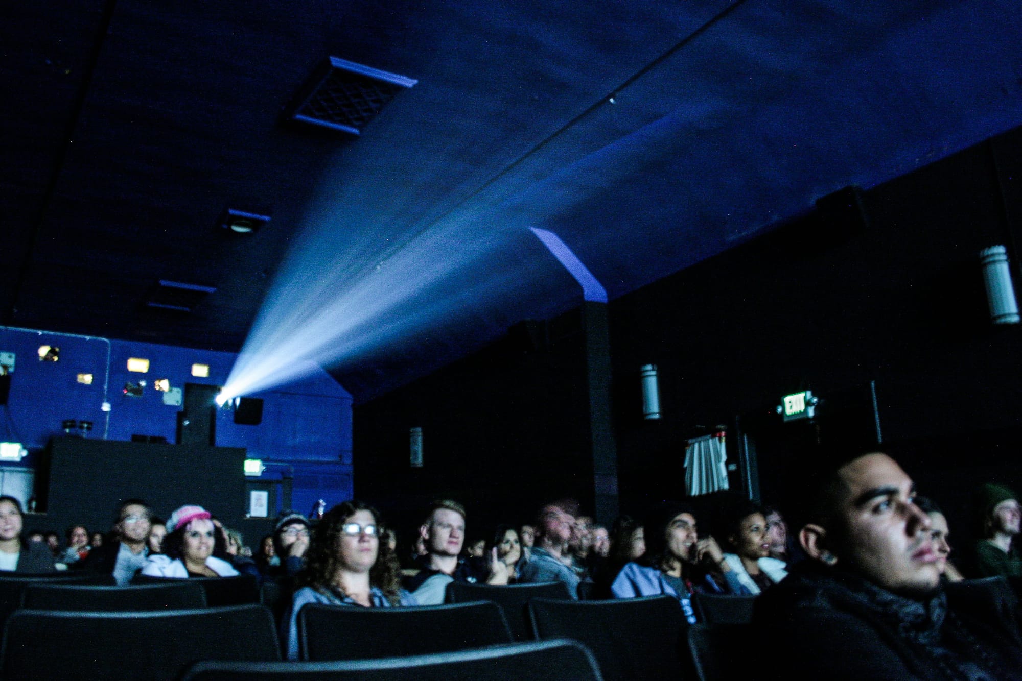 The fifth annual Festival of the Moving Image was shown at the Roxie Theater on 16th and Valencia streets, on Nov. 18, 2015. (Photo by Michaela Payne/ The Guardsman)