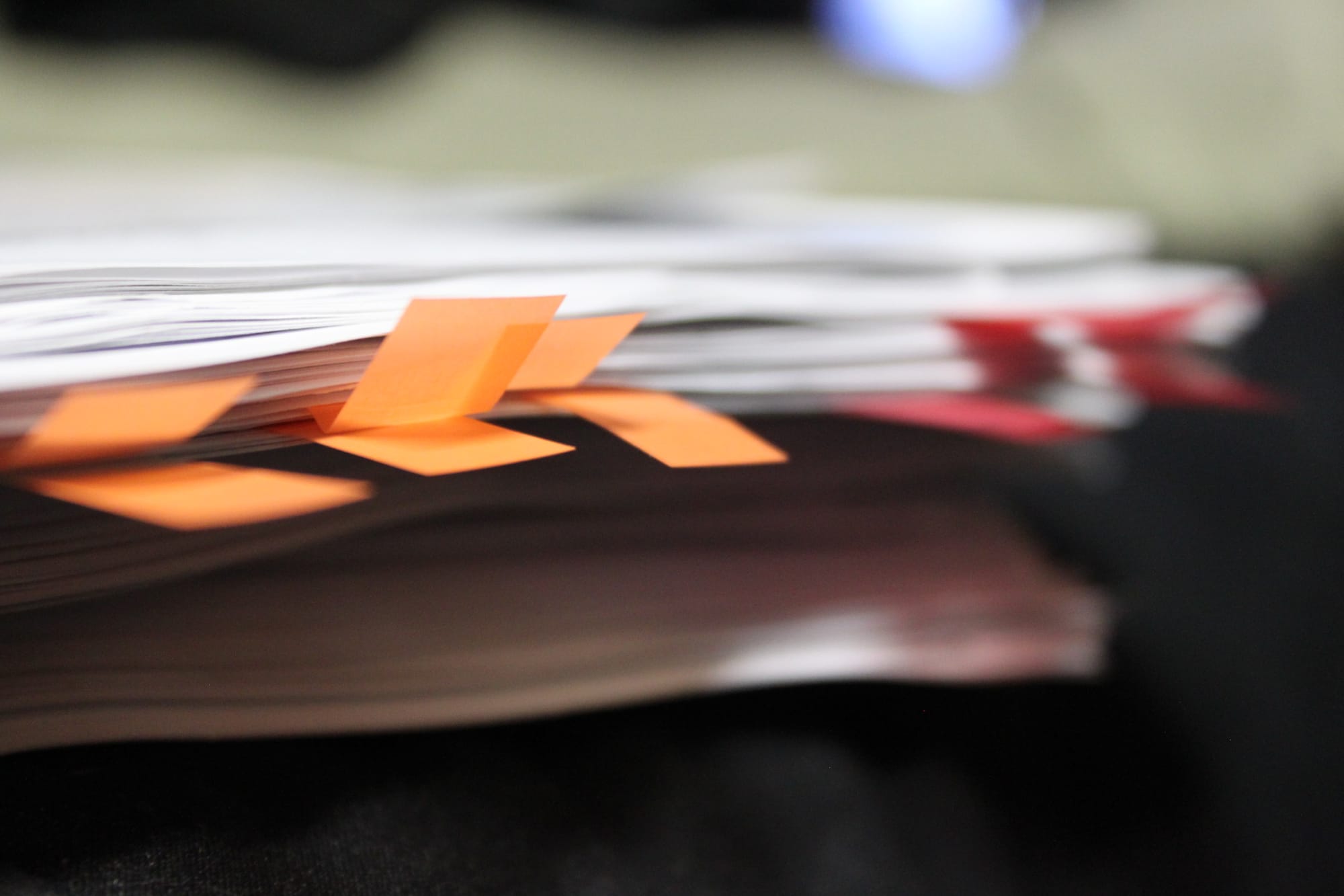 Notable facts are marked with multi-colored sticky notes that weave together the last days of Donald Ray Lee’s life. Photo contributed by Jacob Lee. Taken on Oct. 21, 2017. 