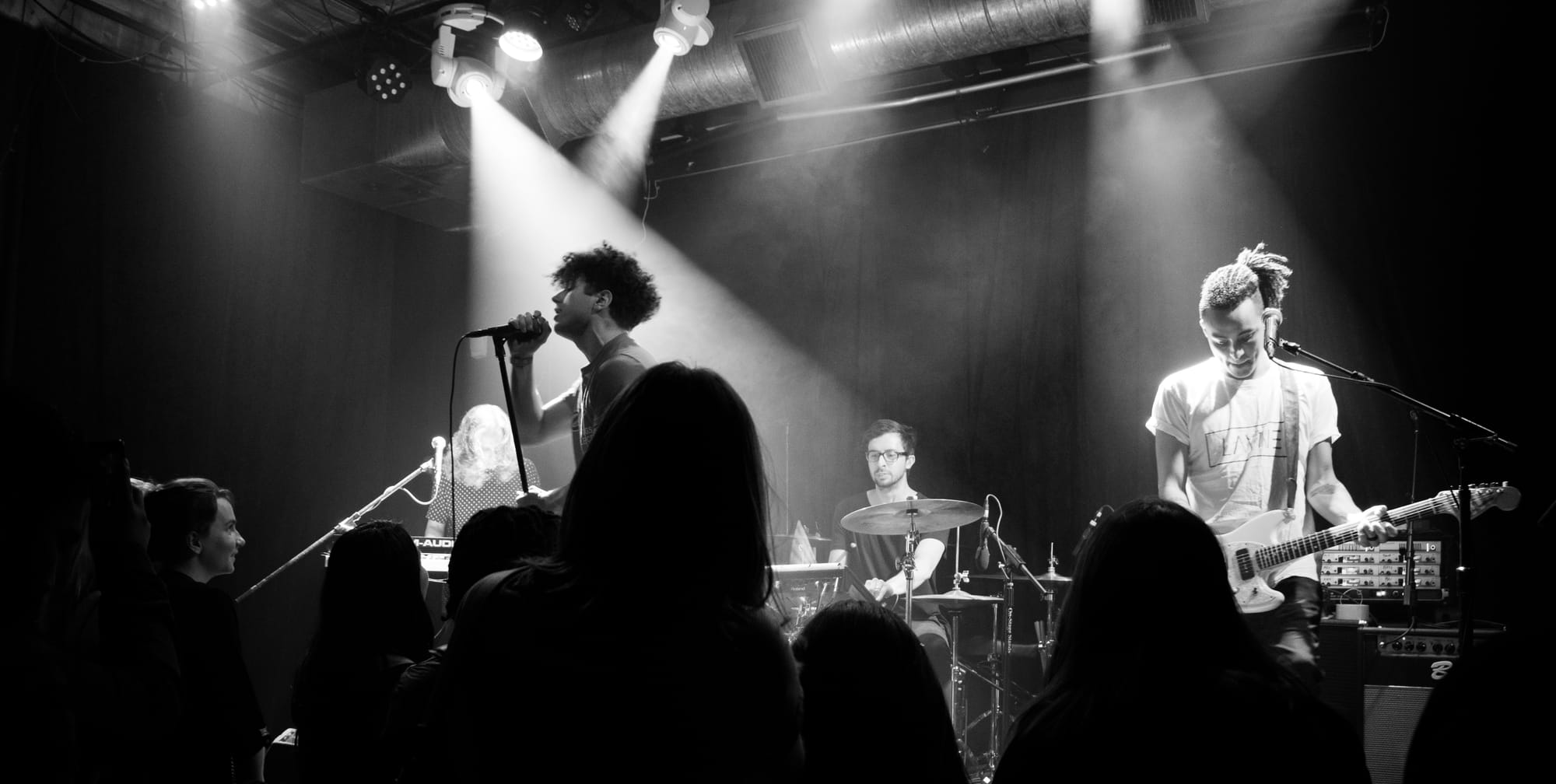 Jonathan Capeci with his cousin Joey Beretta (guitarist) perform their hit “Talk to Me” off their album Honest released in 2016. Wednesday, Sept. 20, 2017. The duo was the opening band performing at the Rickshaw Stop in San Francisco. (Photo by Julia Fuller)  