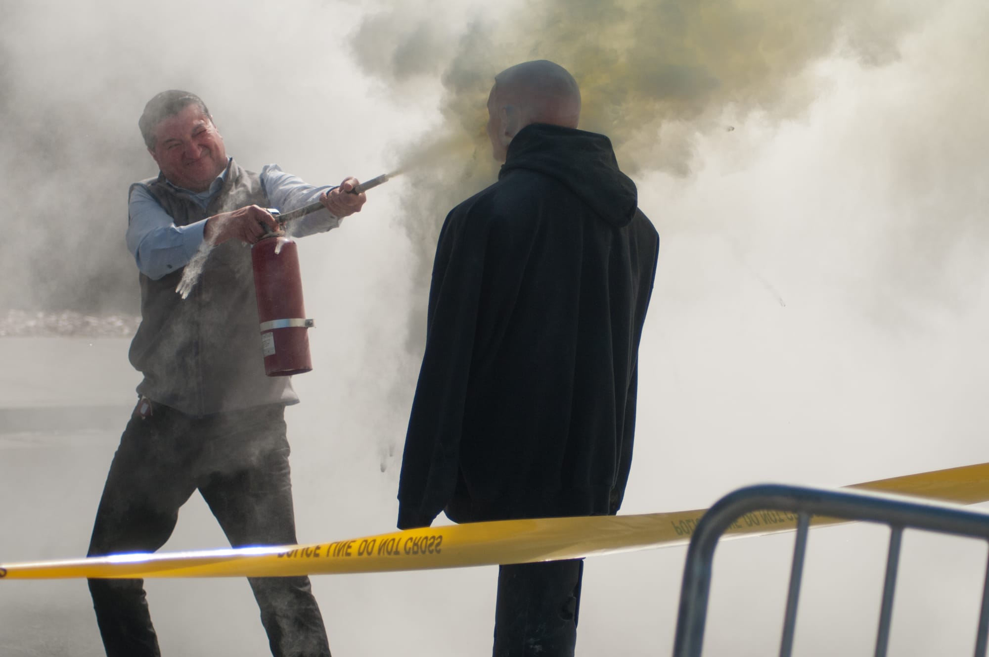 City College administrators, teachers, and staff participated in an active threat scenario training held on Flex Day March 6, 2018 in the MUB. Photo by Franchon Smith/The Guardsman.