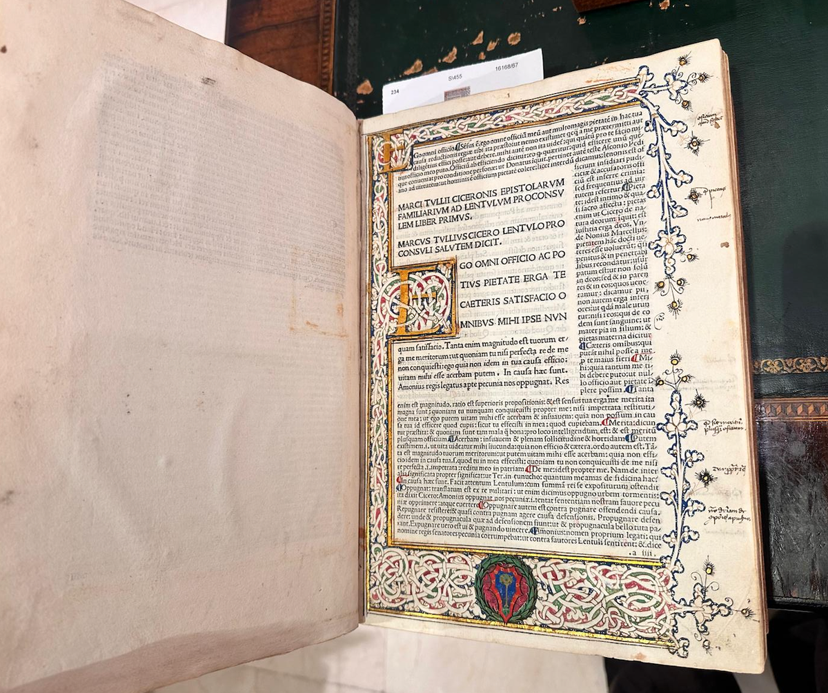 Failed December Auction and May Surprise - A Case Study on a Cicero Incunable
