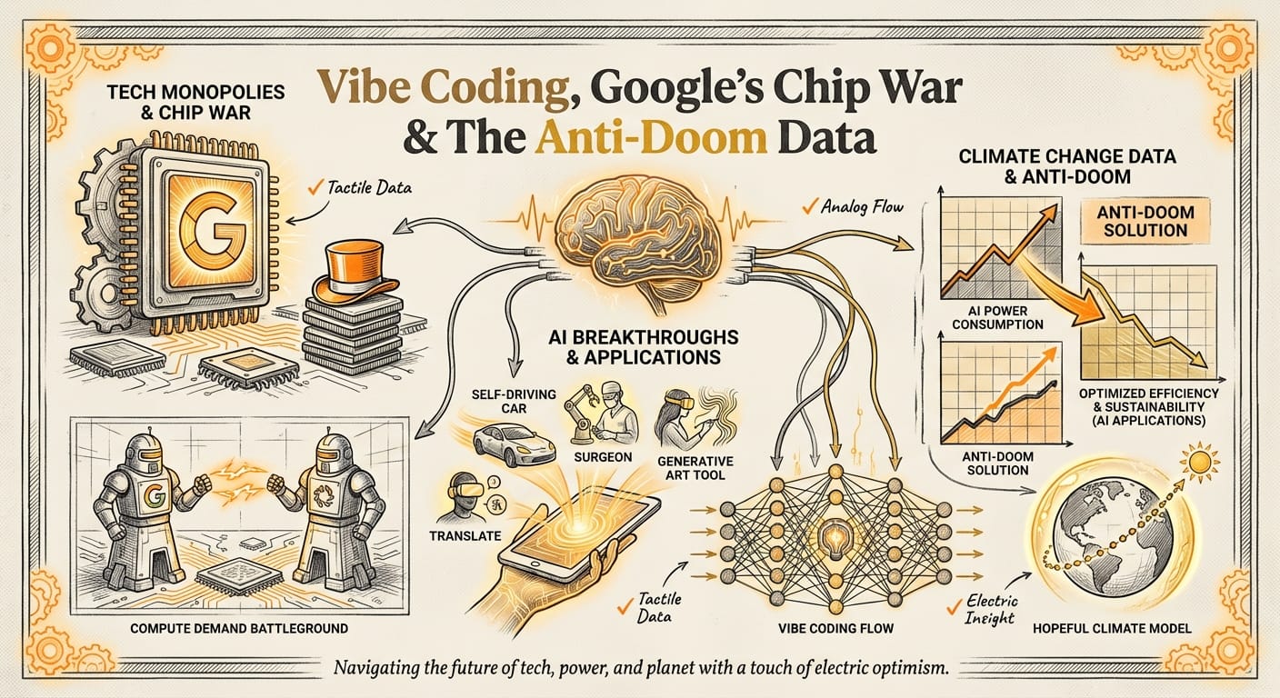 Vibe Coding, Google’s Chip War & The Anti-Doom Data