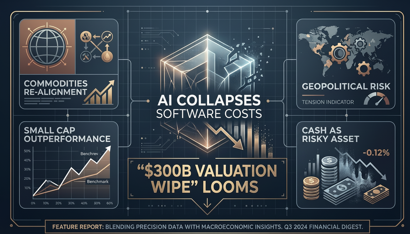 AI Collapses Software Costs: "$300B Valuation Wipe" Looms