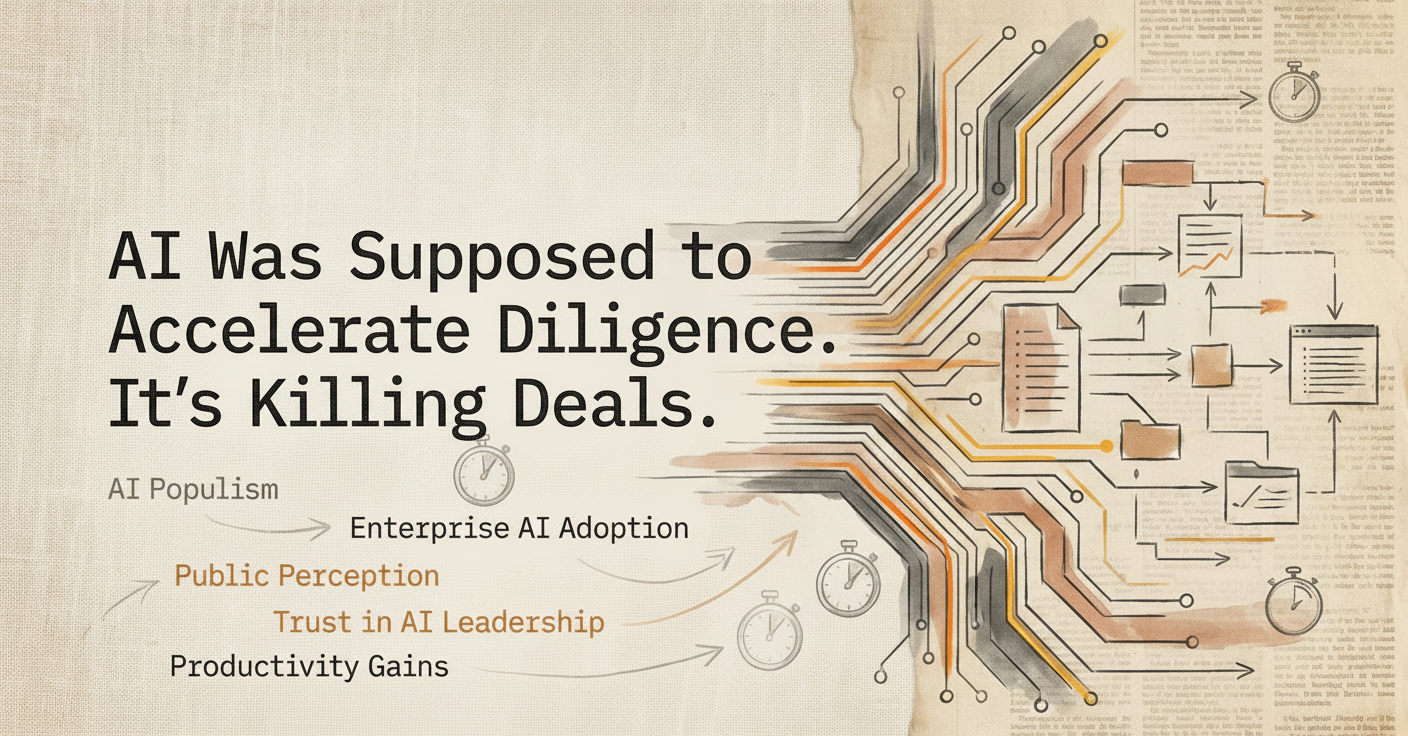 AI Was Supposed to Accelerate Diligence. It's Killing Deals.