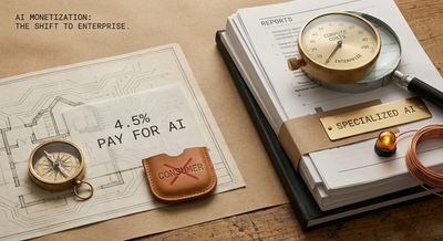 Consumer AI Gold Rush Finds Only 4.5% Pay