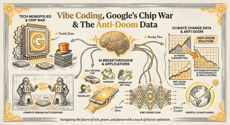 Vibe Coding, Google’s Chip War & The Anti-Doom Data