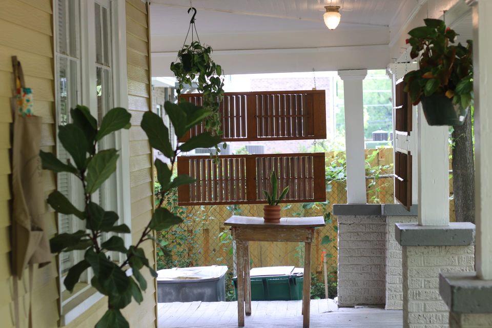 Porch Makeover Hack: Hanging Old Shutters for Style + Shade