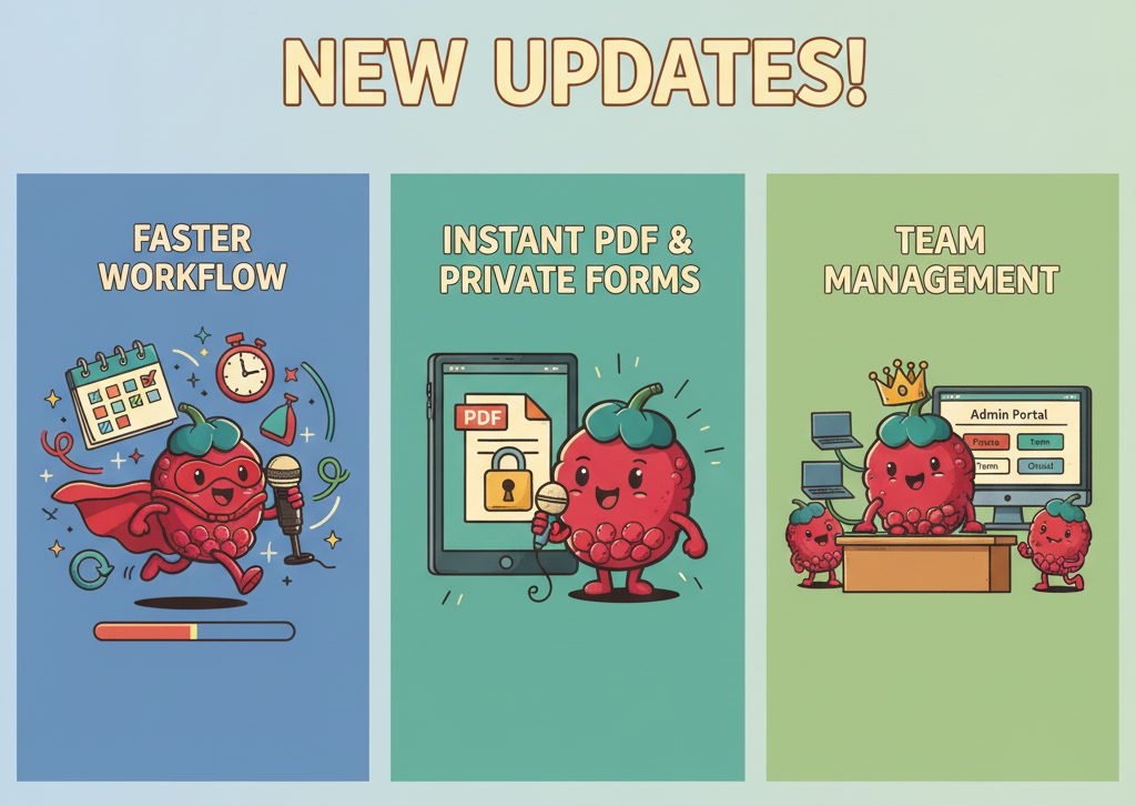 Deeper QHR Accuro Integration, PDF Form Improvements, Admin Portal