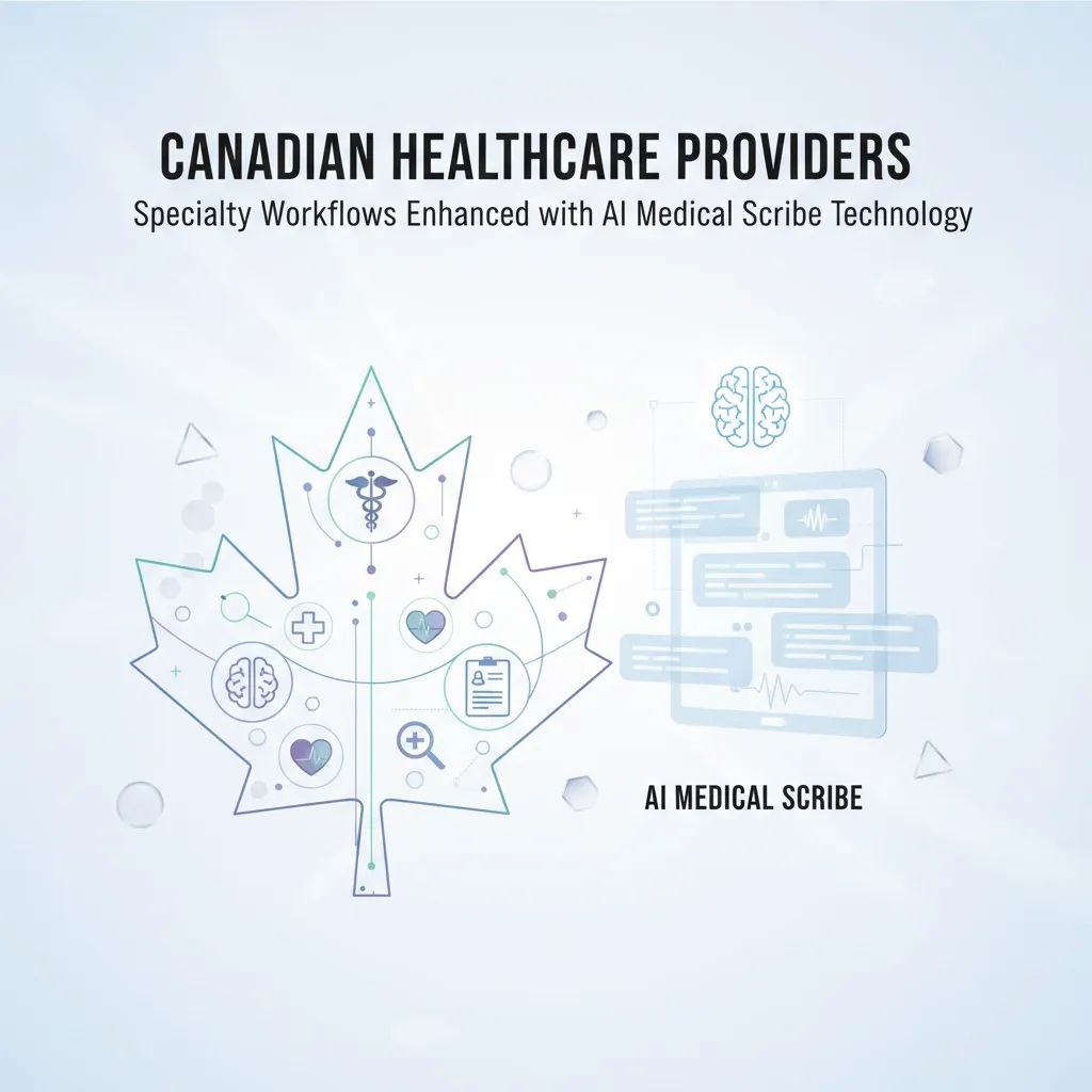 Canadian Healthcare Providers: Specialty Workflows Powered by Scribeberry’s AI Medical Scribe