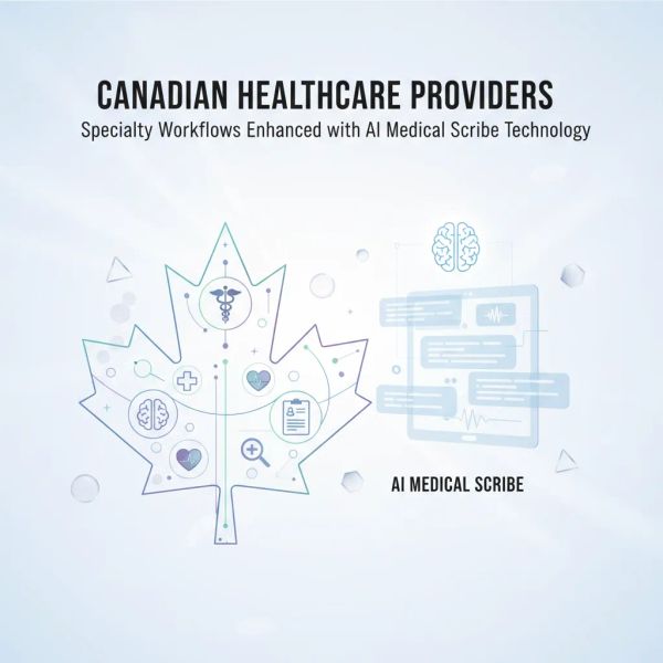 Canadian Healthcare Providers: Specialty Workflows Powered by Scribeberry’s AI Medical Scribe