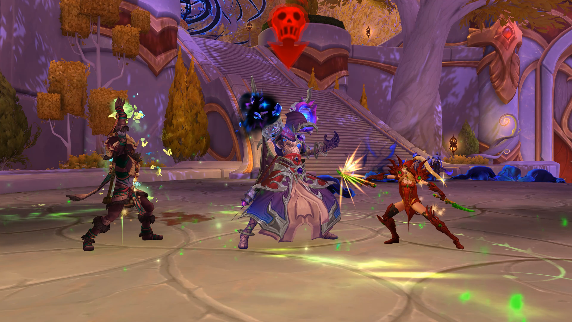 Valeera and a player work their way through a Delve in Silvermoon City in a screenshot from the World of Warcraft: Midnight alpha.
