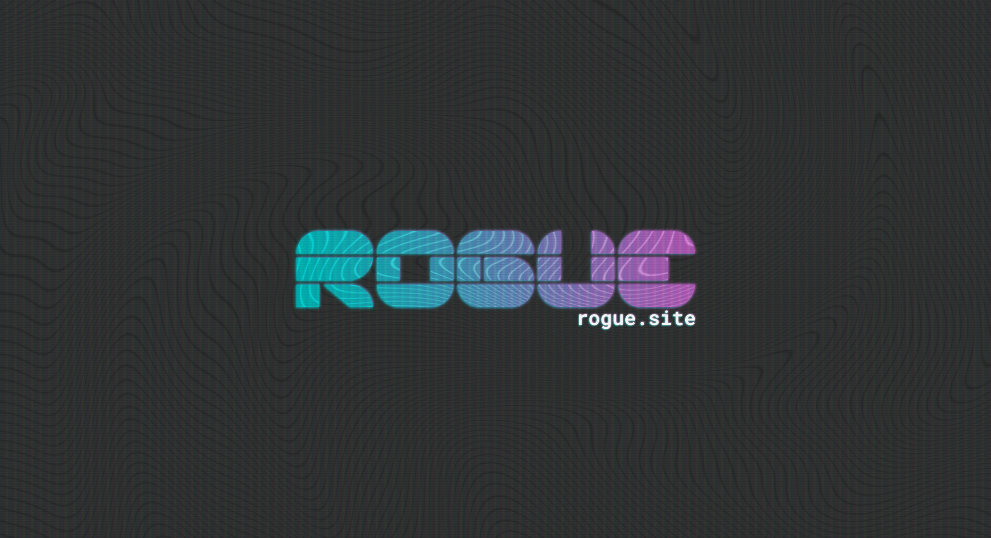 The Rogue logo against a black background 