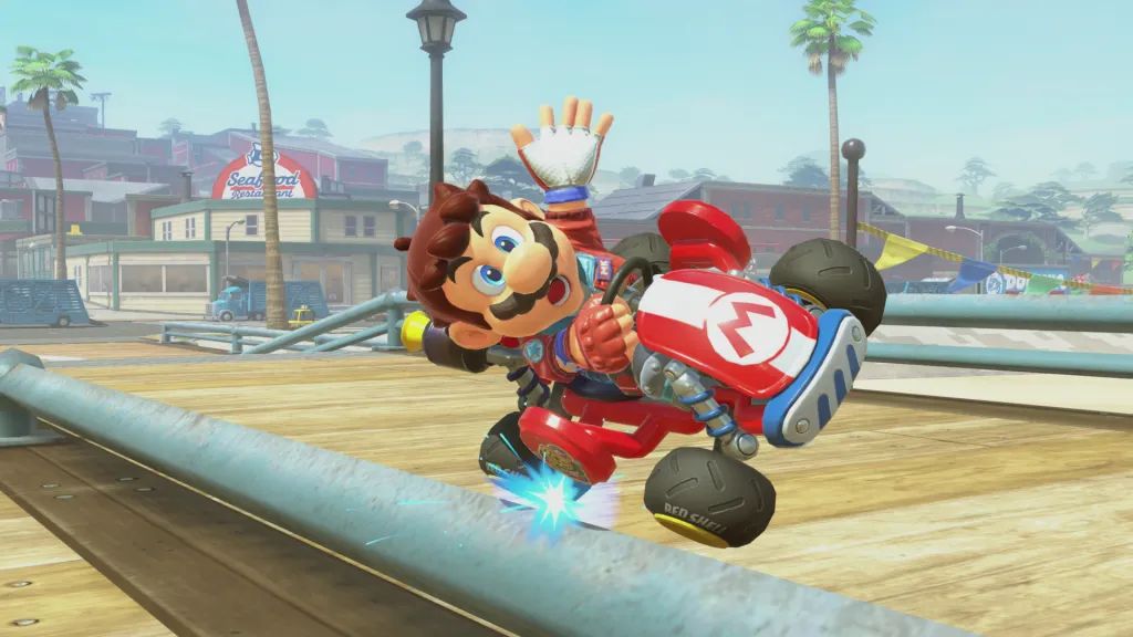 How to rail grind, wall ride, and charge jump in Mario Kart World