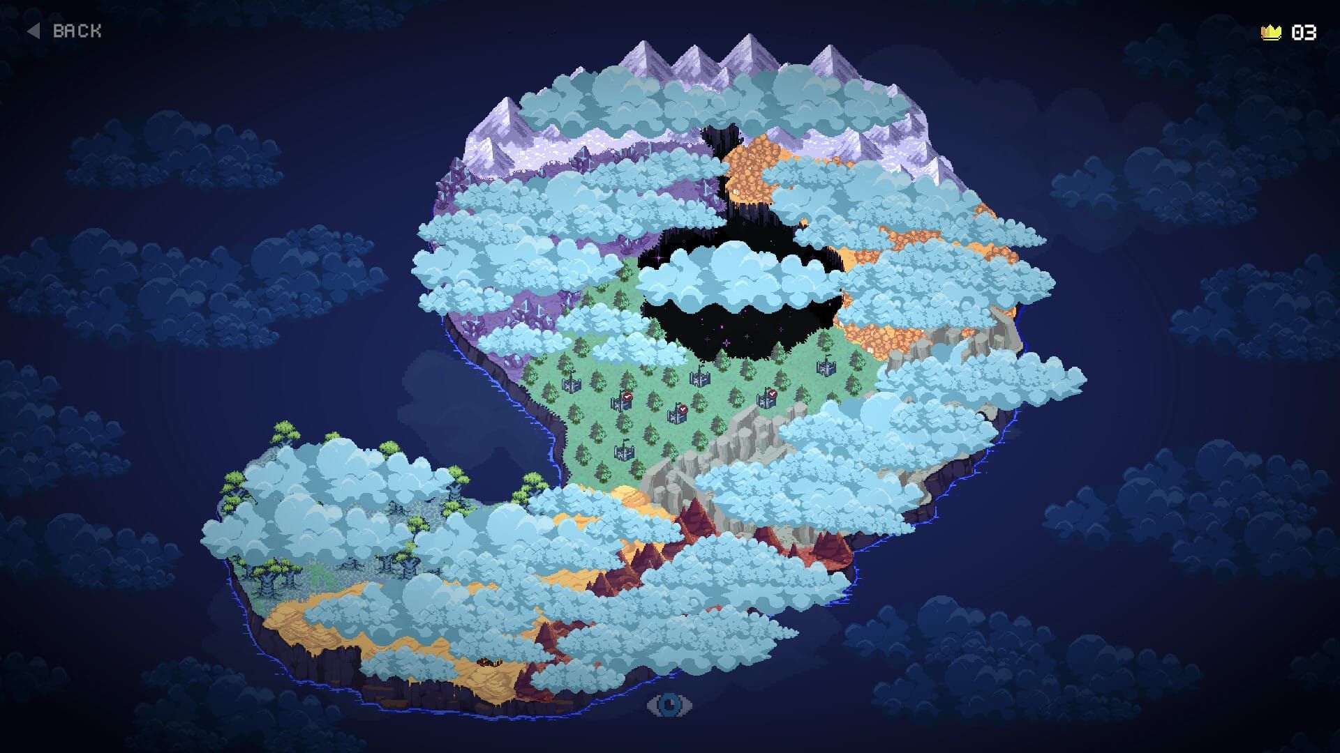 The 9 Kings island in the 9 Kings quest mode