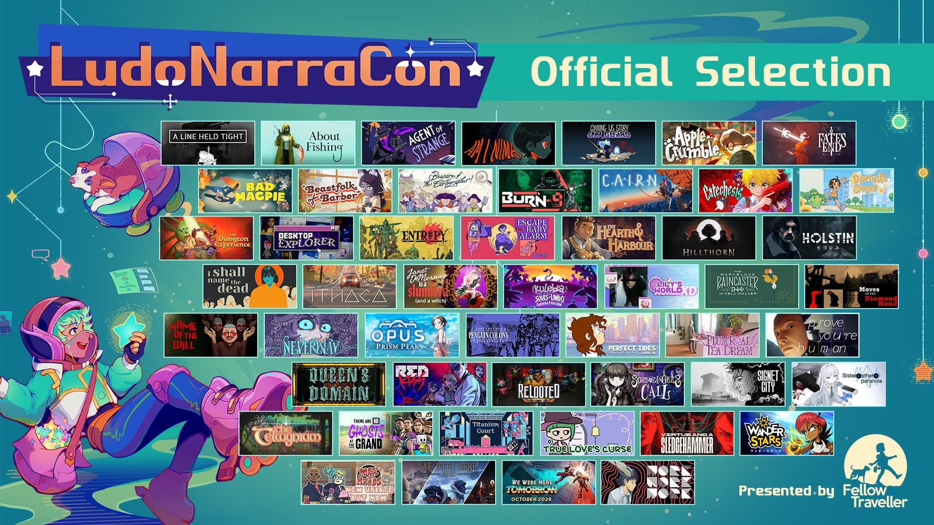 Key art for the LudoNarroCon sale event on Steam