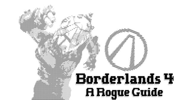 The main art for Borderlands 4 in an ASCII format
