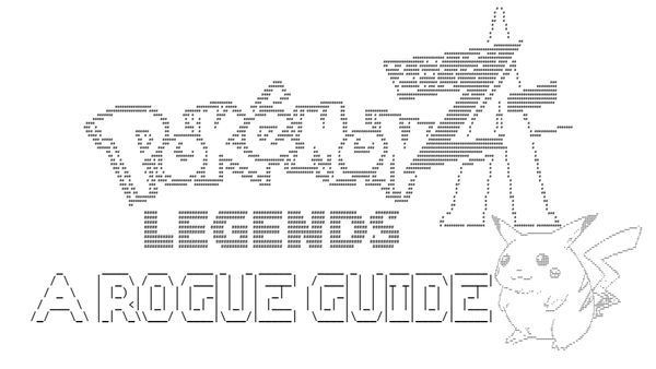 The Pokemon Legends Z-A logo with swag fat Pikachu in the corner -- All in ASCII art