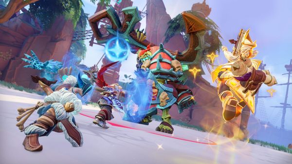 A group of heroes in Fellowship battle a large pirate zombie