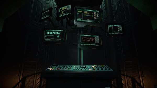 Your operator station in Xenopurge