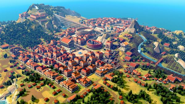Nova Roma crosses Cities: Skylines with Age of Mythology, and it rules