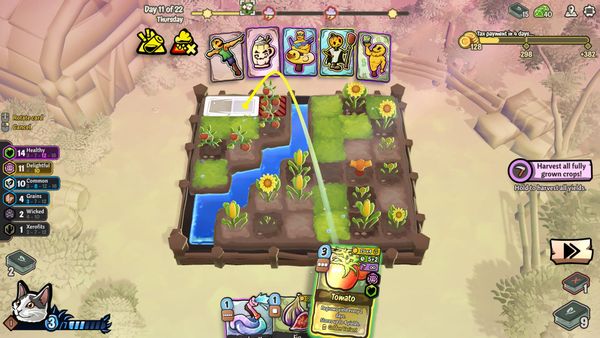 Cropdeck is a great, chill farming roguelite