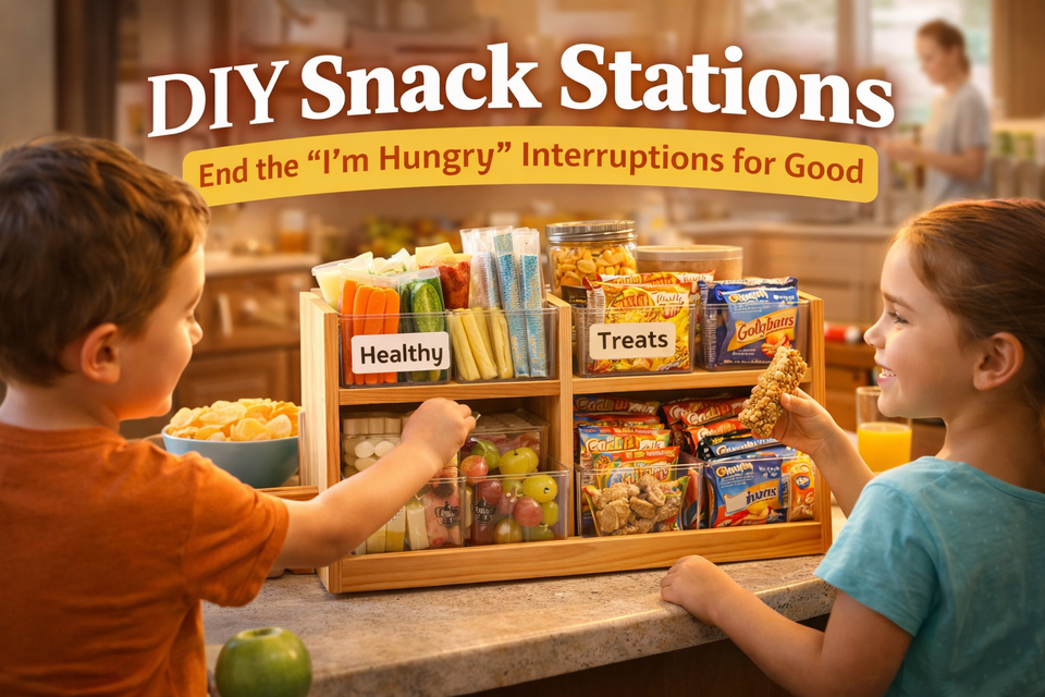 DIY Snack Stations: End the "I'm Hungry" Interruptions for Good
