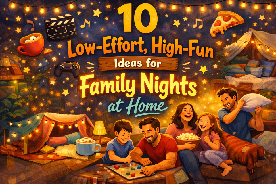 10 Low-Effort, High-Fun Ideas for Family Nights at Home