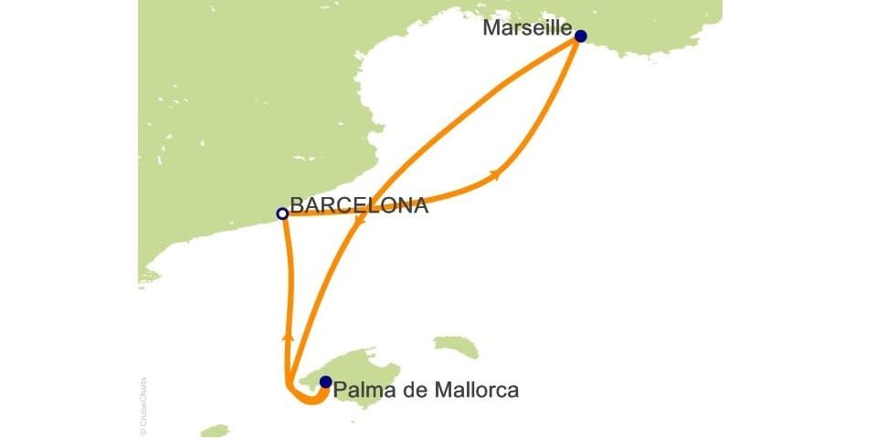 4 Night Spain & France Cruise