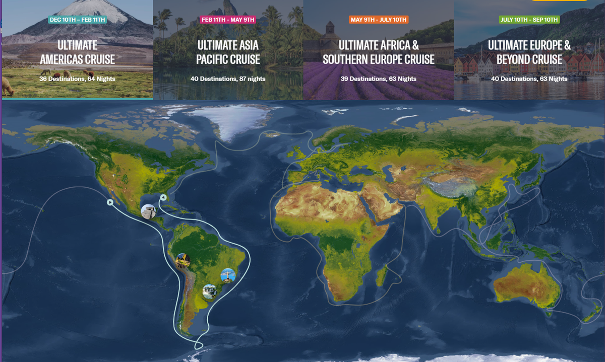 RCCL Ultimate World Cruise 2023-2024