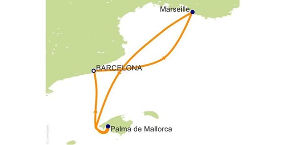 4 Night Spain & France Cruise
