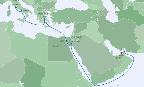 14 Night Rome To Dubai Cruise