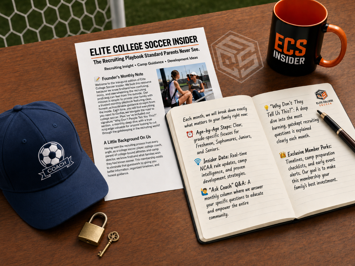 Elite College Soccer Insider - June Parent Intelligence Brief