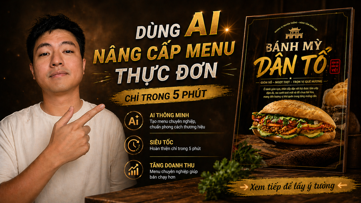 Menu thực đơn động