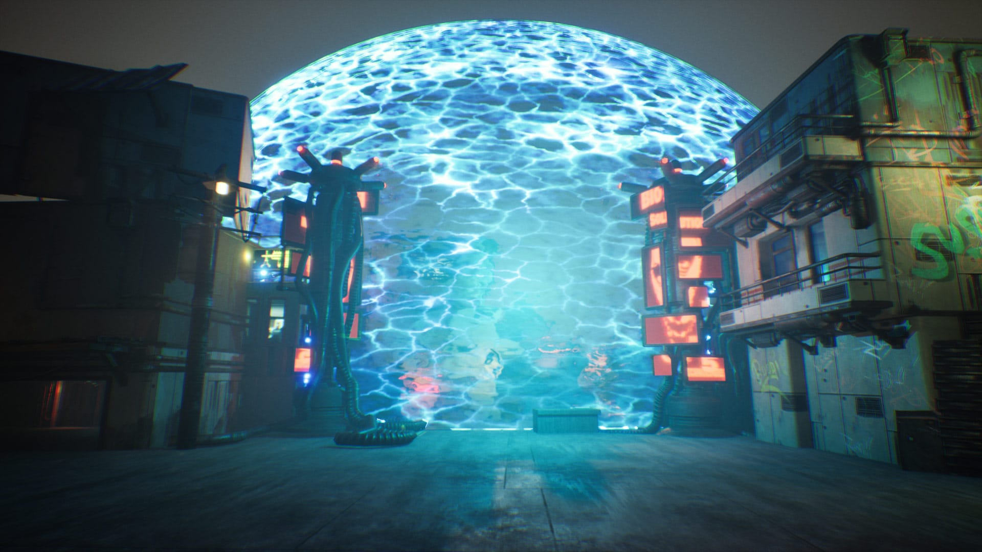 Creating a Sci-fi Dome Barrier in Unreal Engine