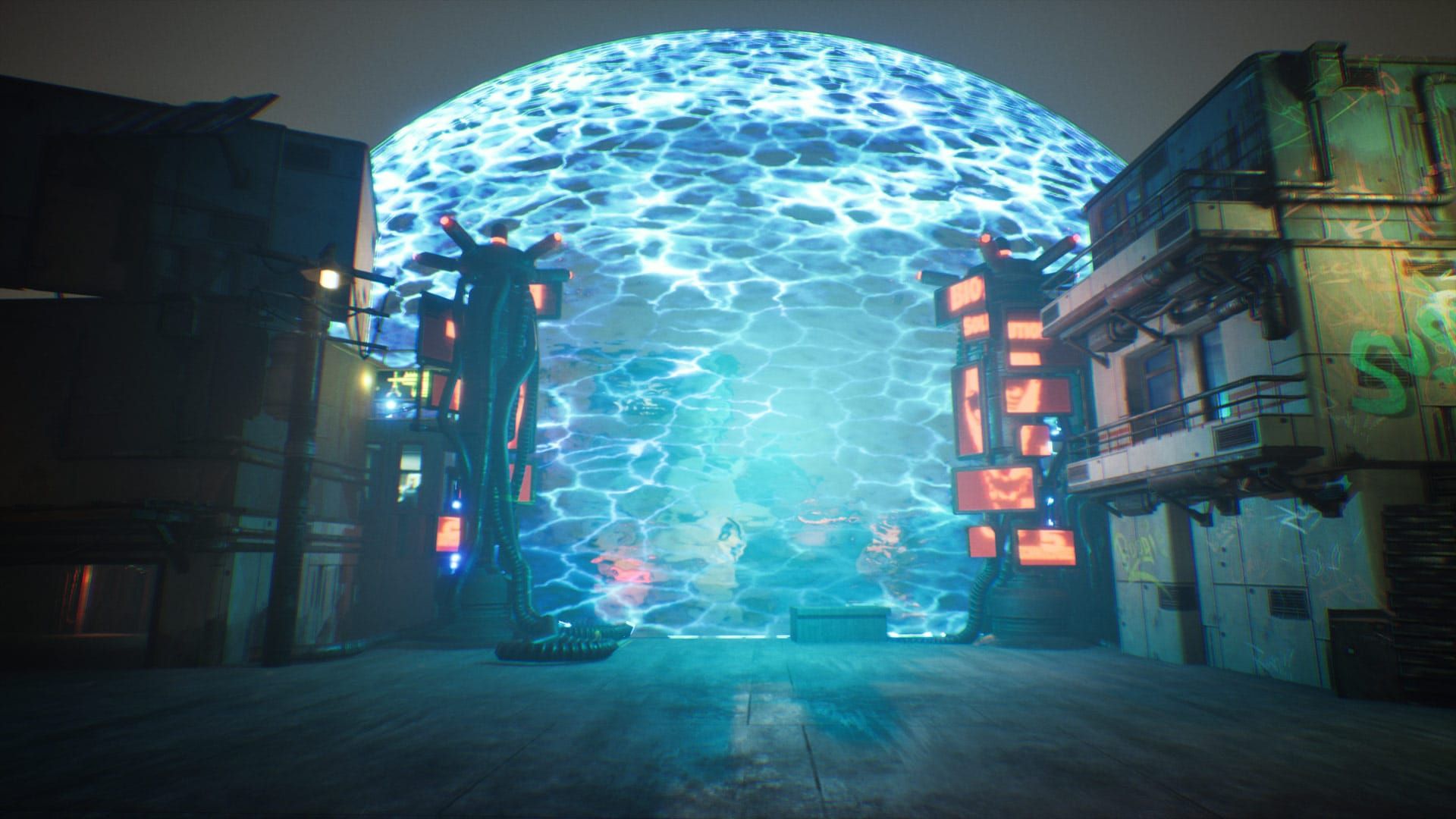 Creating a Sci-fi Dome Barrier in Unreal Engine