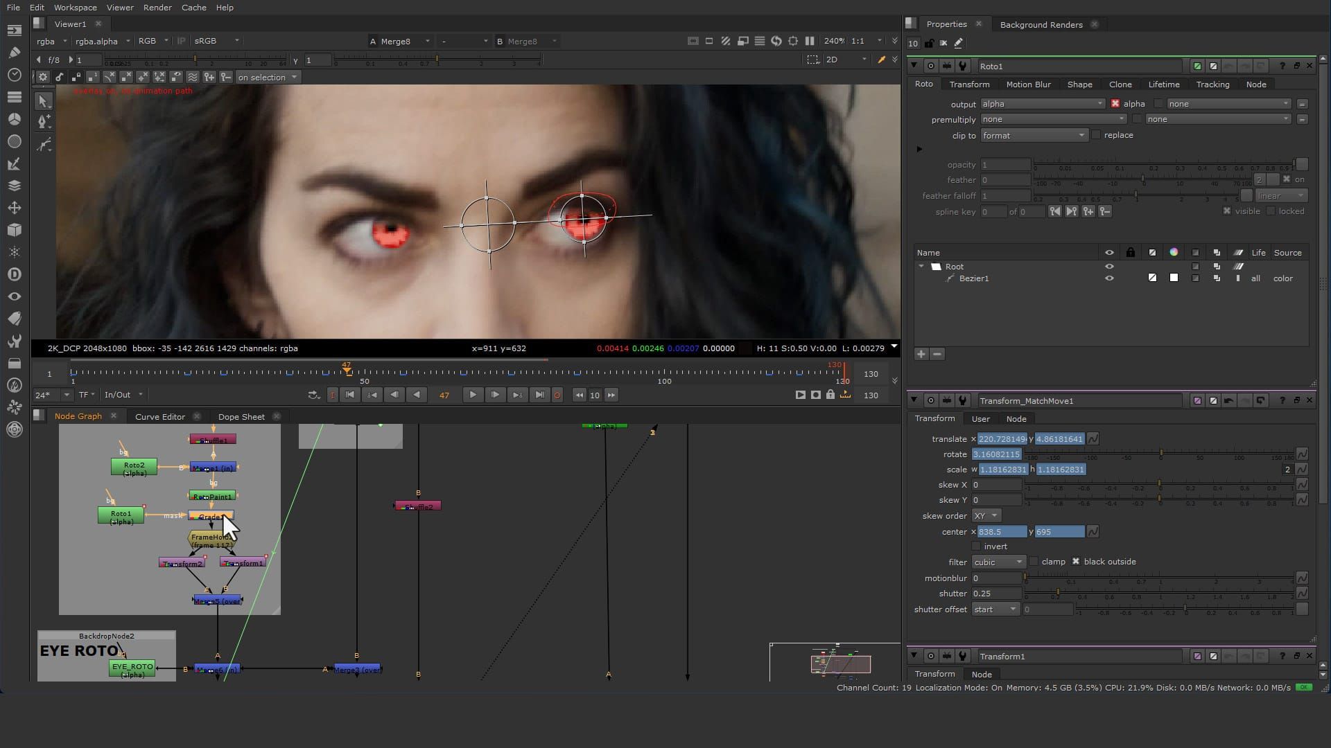 Tracking & Compositing VFX for Film & TV