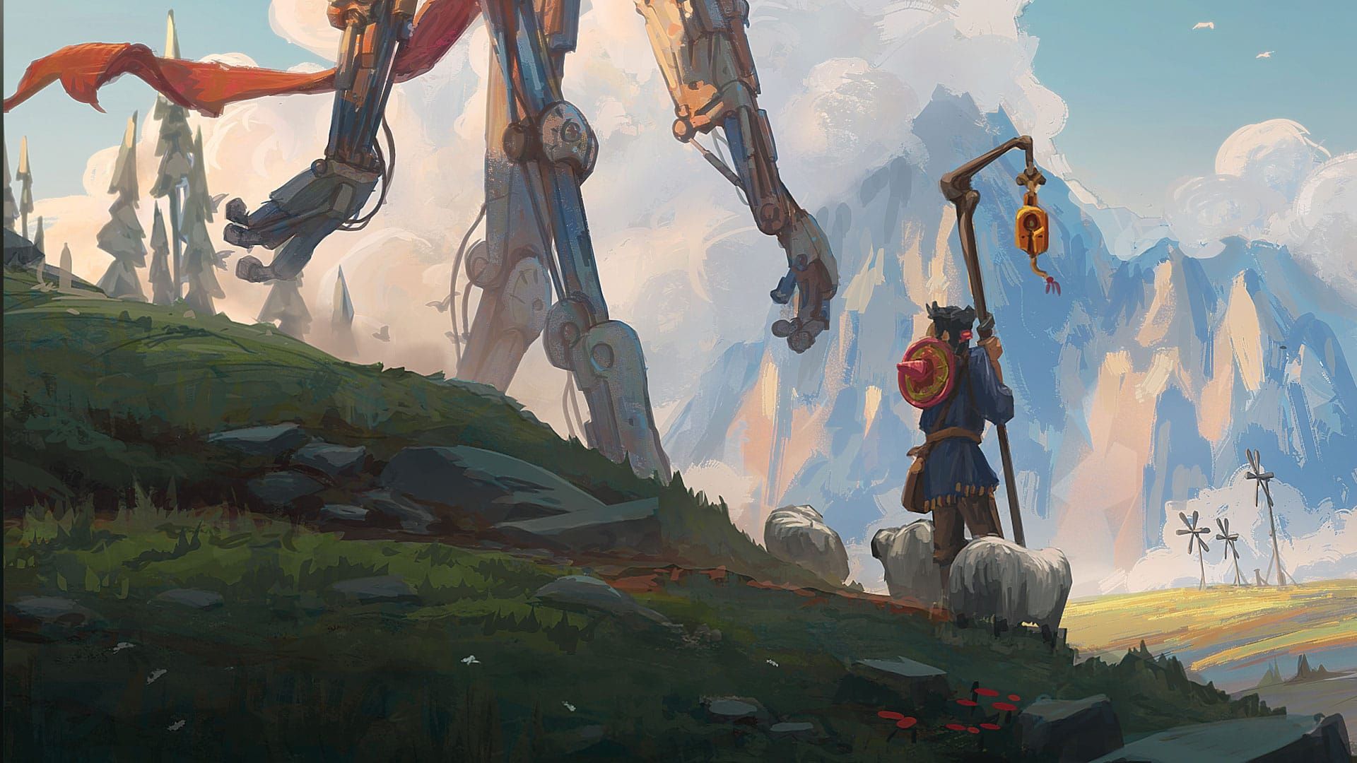 Painting a Battle-Worn Titan in Photoshop