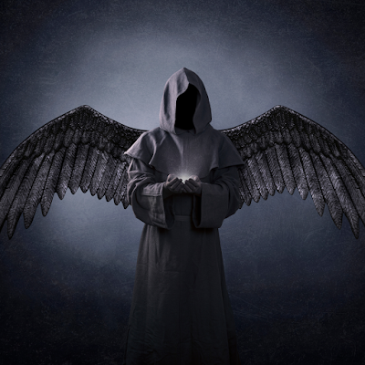 Winged effigy