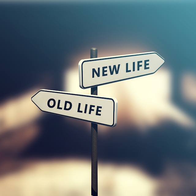 Road signs from an old life to a new life. 