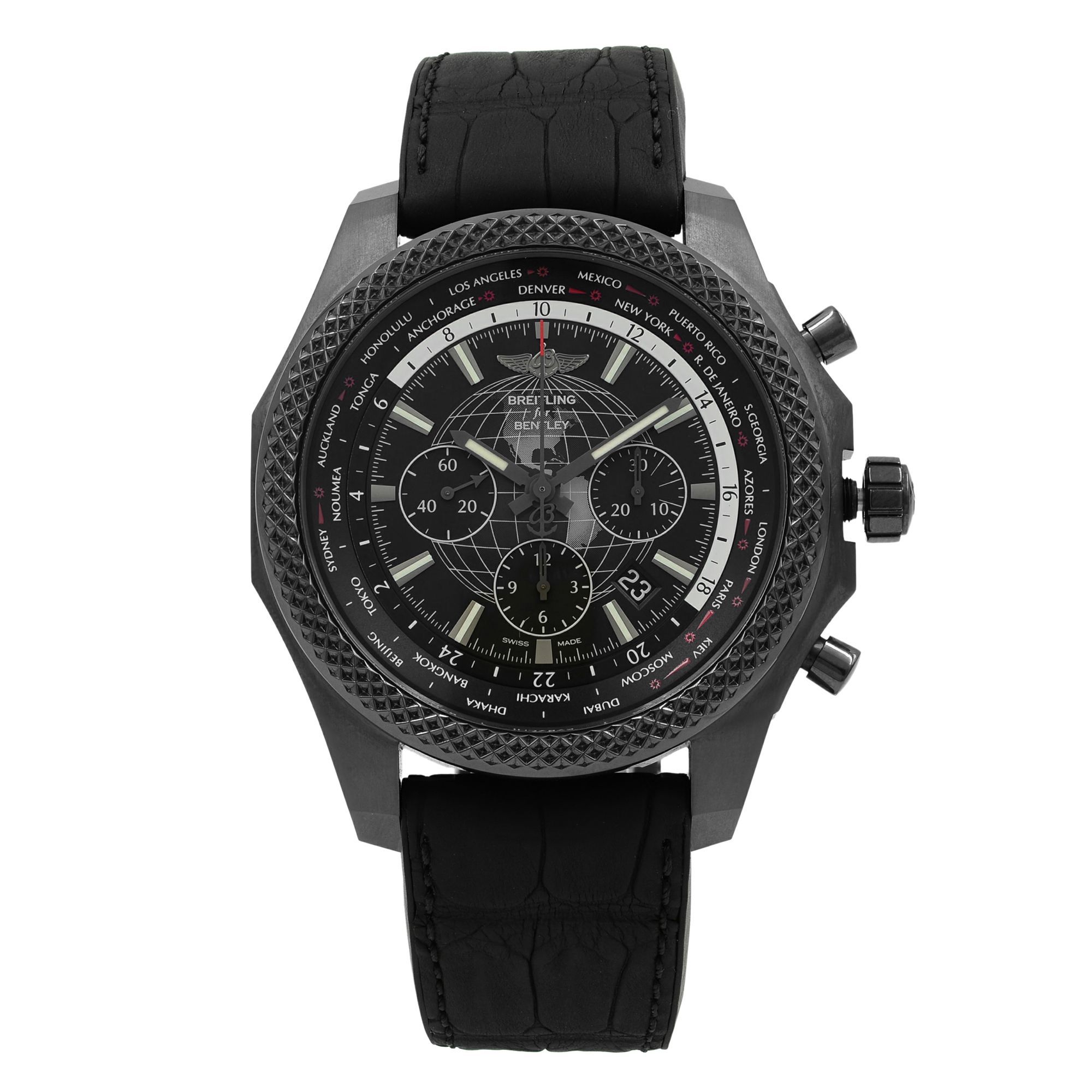 Front Full View Of Breitling MB0521V4/BE46-265S Stainless Steel Watch 