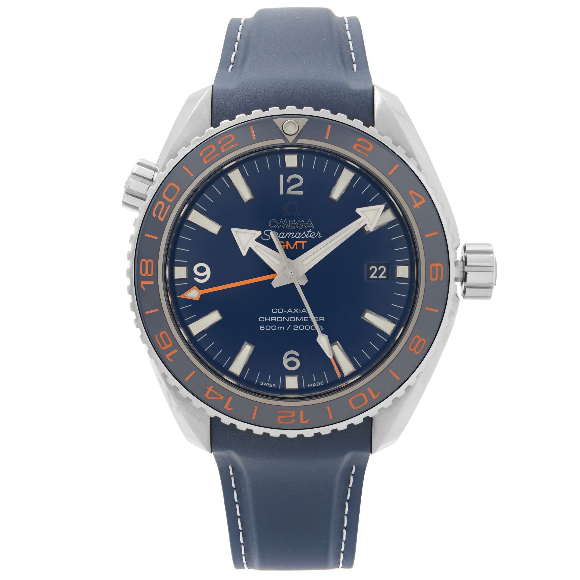 Front Full View Of OMEGA 232.32.44.22.03.001 Stainless Steel Watch 