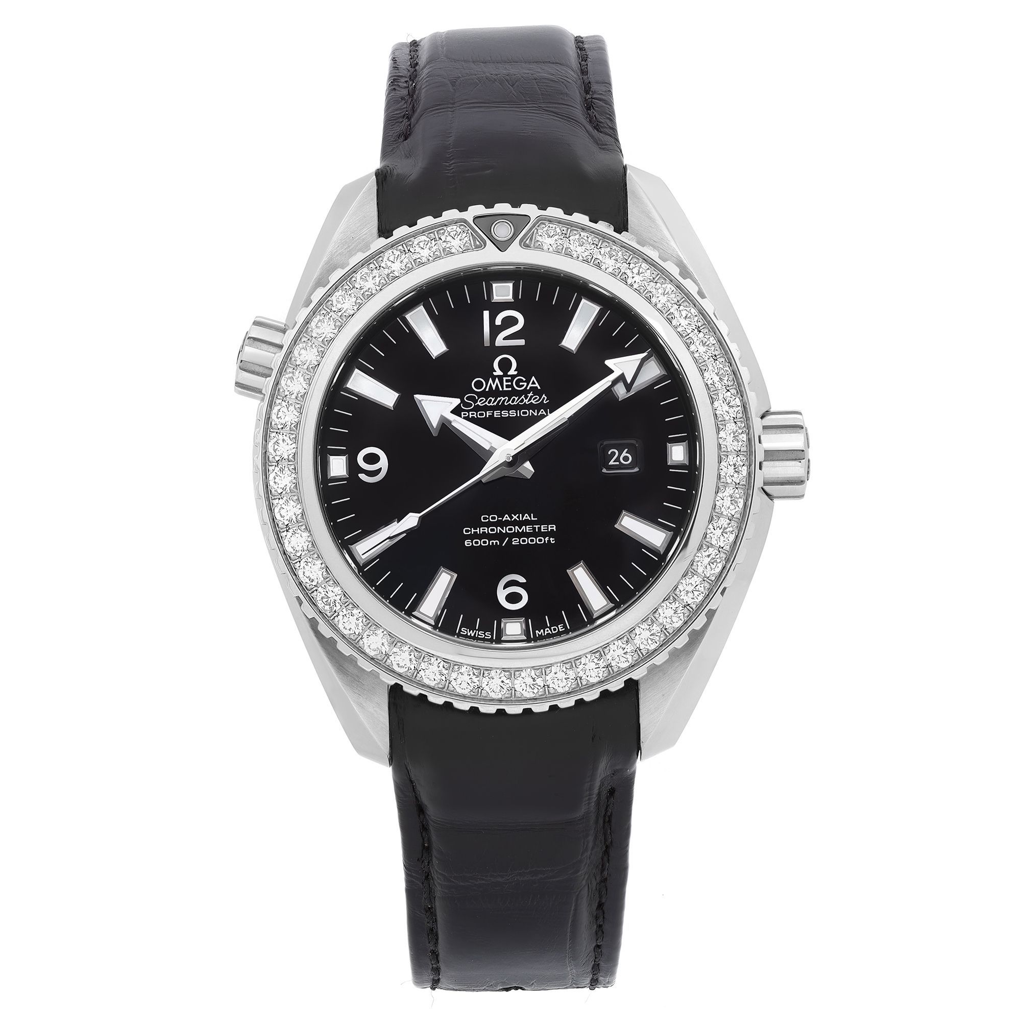 Front Full View Of OMEGA 232.18.38.20.01.001 Stainless Steel Watch 